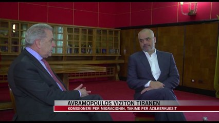 Avramopoulos vizitë në Tiranë - News, Lajme - Vizion Plus