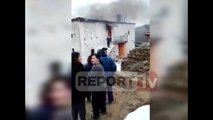 Report TV - Digjet shtëpia në Mat, nuk ka të lënduar, familjarët në qiell të hapur
