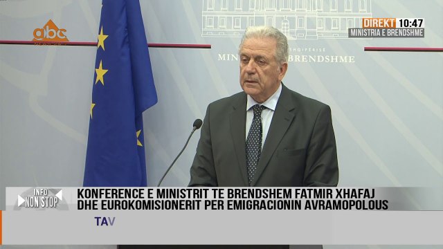 Xhafaj - Avramopoulos marreveshje per forcimin dhe menaxhimin e kufirit