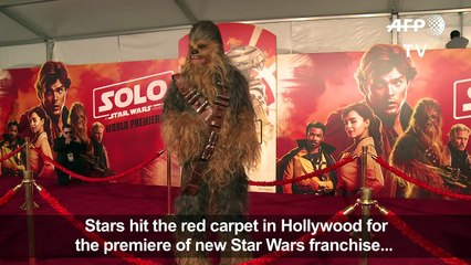 Stars hit red carpet at "Solo: A Star Wars Story" world premiere