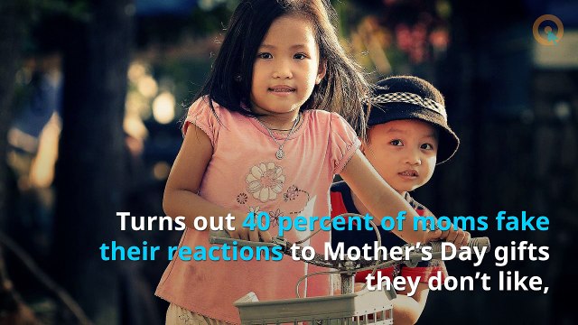 Here's How Moms Fake Their Reactions to Gifts They Don't Like, According to Survey