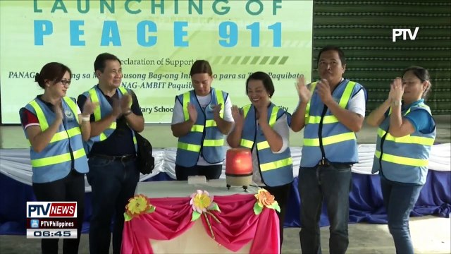 #PTVNEWS: Programang Peace 911, inilunsad sa Davao