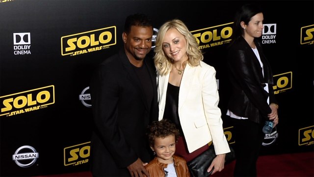 Alfonso Ribeiro and Angela Unkrich Solo: A Star Wars Story World Premiere Red Carpet