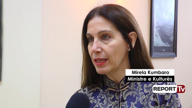 Report TV - Protesta e artistëve, Kumbaro: Negociata për pr/ ligjin, teatri s'lëviz