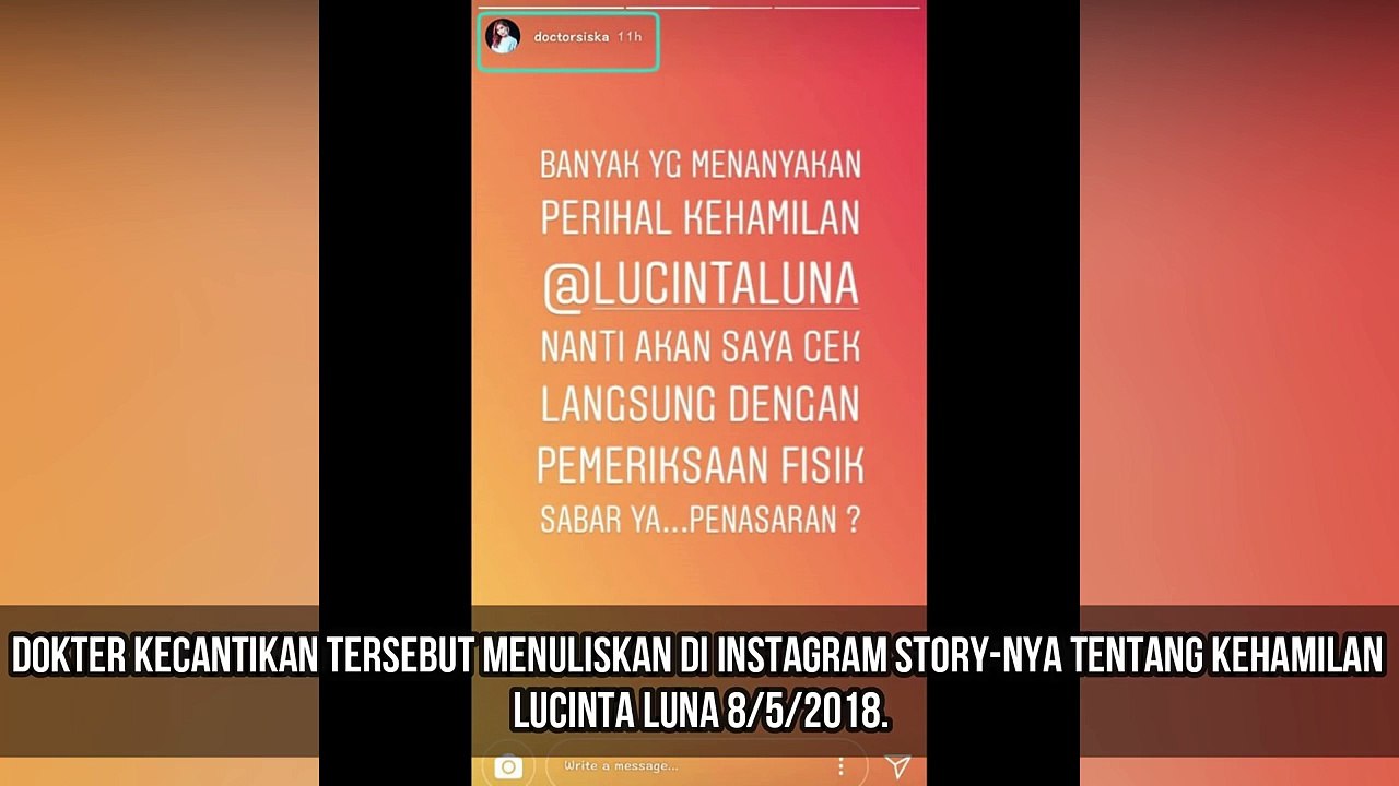 DIDESAK NETIZEN, DOKTER INI KATAKAN HAL MENGEJUTKAN SOAL PERUT BUNCIT LUCINTA LUNA, HAMIL?