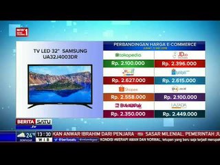 Perbandingan Harga E-Commerce: TV Led 32" Samsung UA32J4003DR