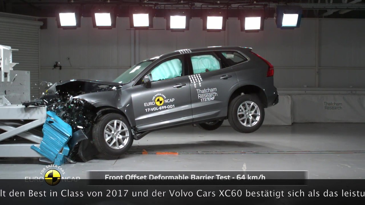 Der Volvo XC60 ist laut Euro NCAP Tests das sicherste Auto des Jahres 2017