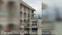 Report TV - Durrës, qytetari filmon live hajdutin dhe njofton policinë, arrestohet autori i dyshuar