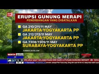Merapi Meletus, 14 Jadwal Penerbangan Garuda Dibatalkan