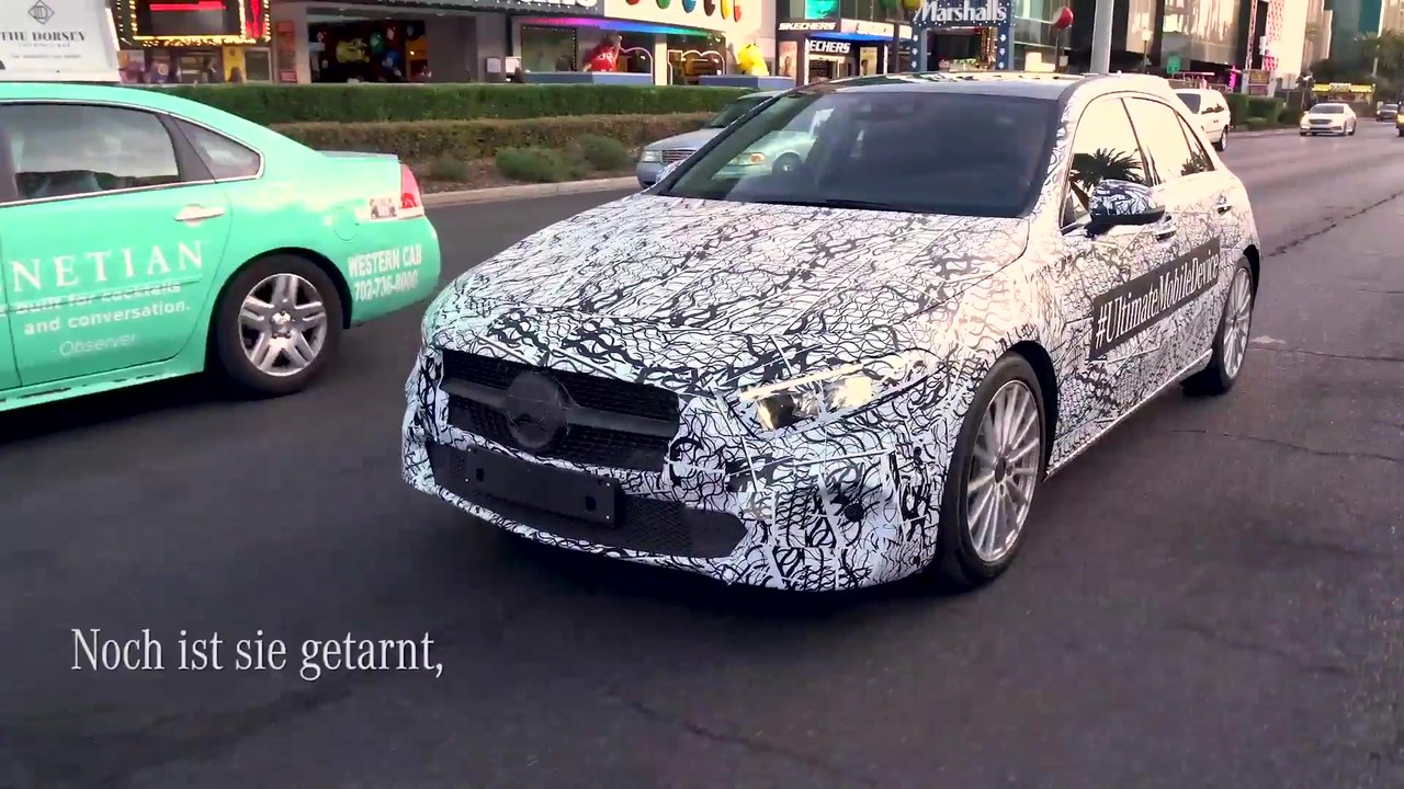 Mercedes-Benz Newsflash - Die neue Mercedes-Benz A-Klasse auf der CES 2018