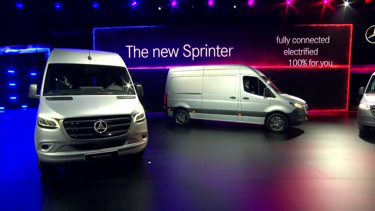 Präsentation des neuen Mercedes-Benz Sprinter