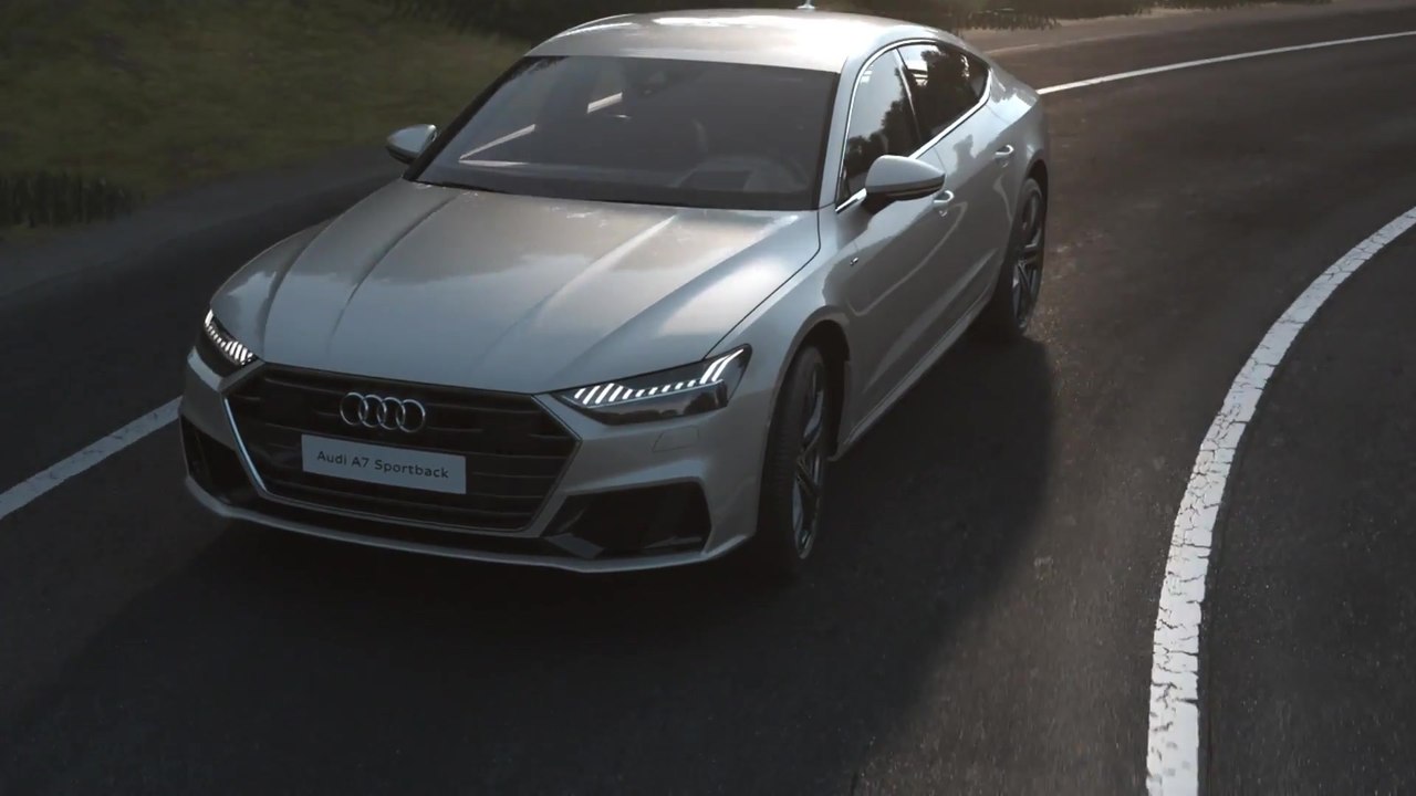 Audi A7 Animation drive select