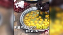 Dieser Mann kocht 1000 Eier. Was er damit macht ist unglaublich...