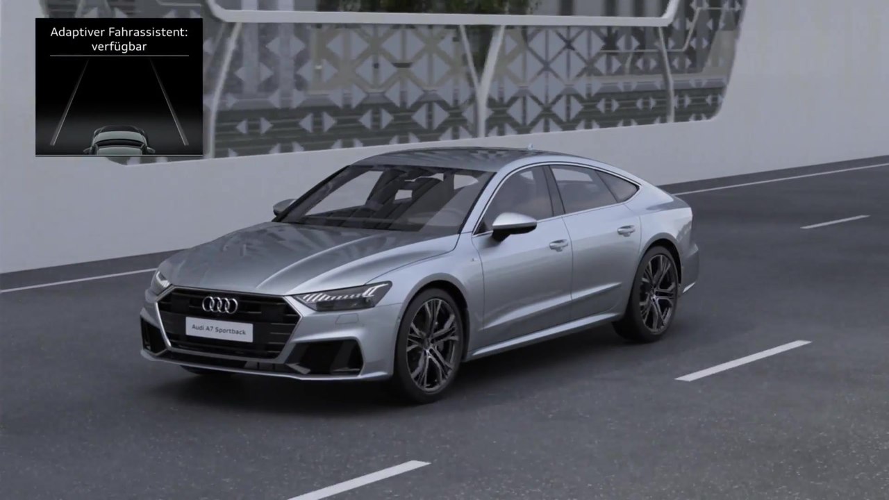 Audi A7 Animation Engstellenassistent