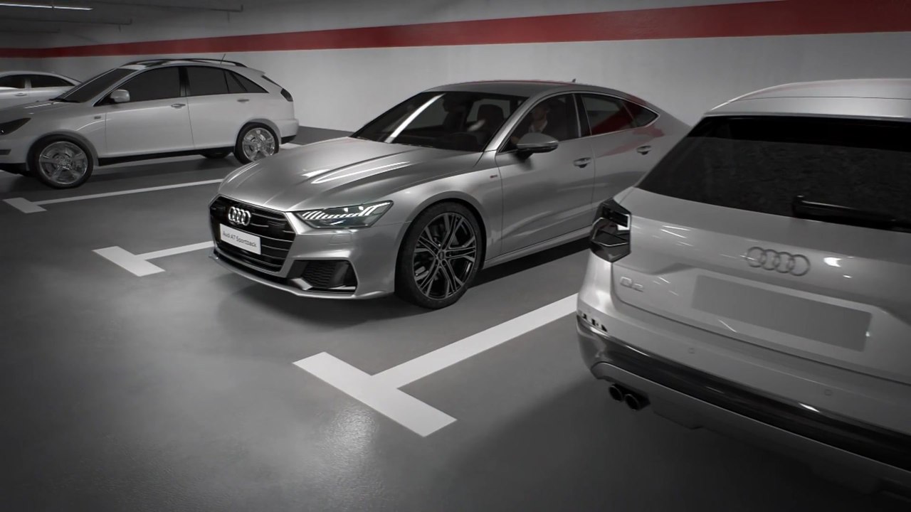 Audi A7 Animation Dynamik-Allradlenkung