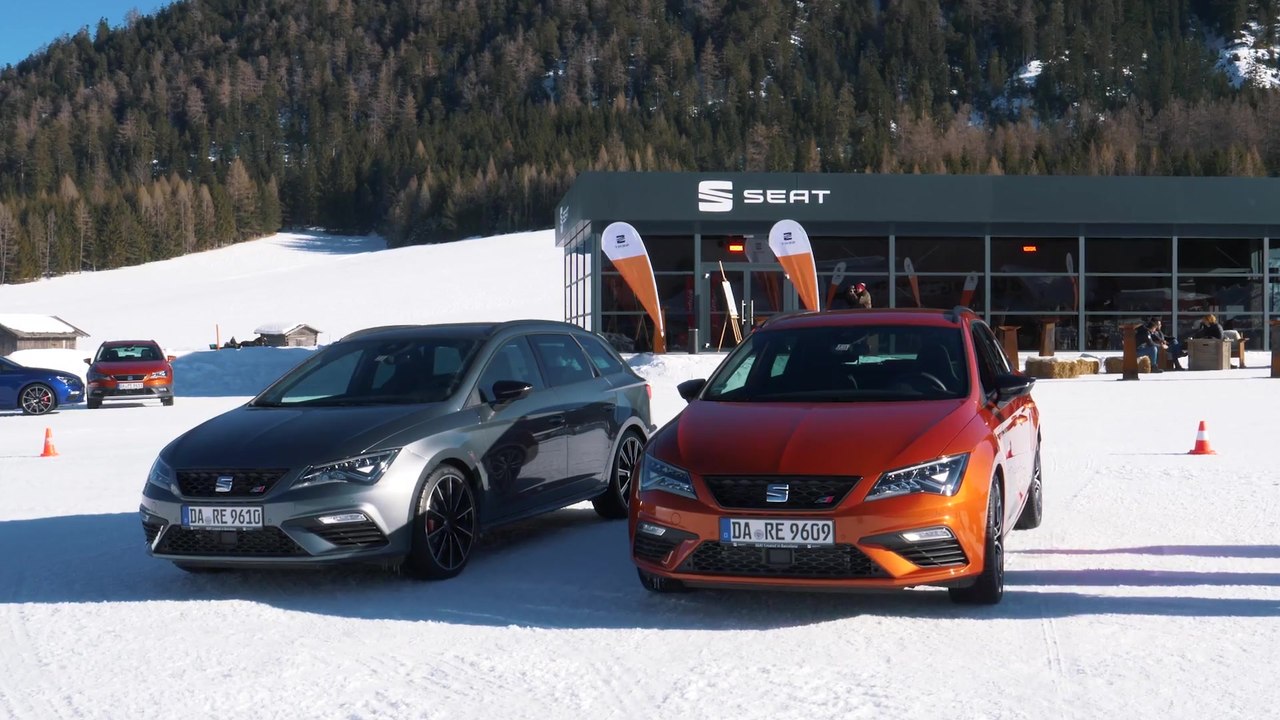 Seat Snow Experience 2018 - Mit 300 PS und Allrad sicher unterwegs auf Eis und Schnee