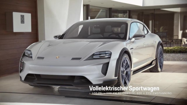 Porsche Konzeptstudie Mission E Cross Turismo Überblick