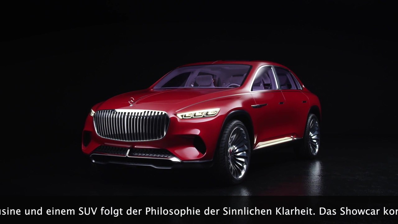 Weltpremiere Vision Mercedes-Maybach Ultimate Luxury - Exklusives Reisen auf höchstem Niveau