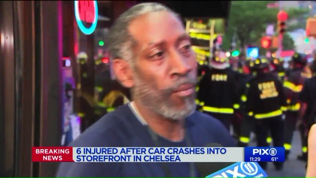 6 Injured When Car Jumps Curb, Crashes Into NYC Deli