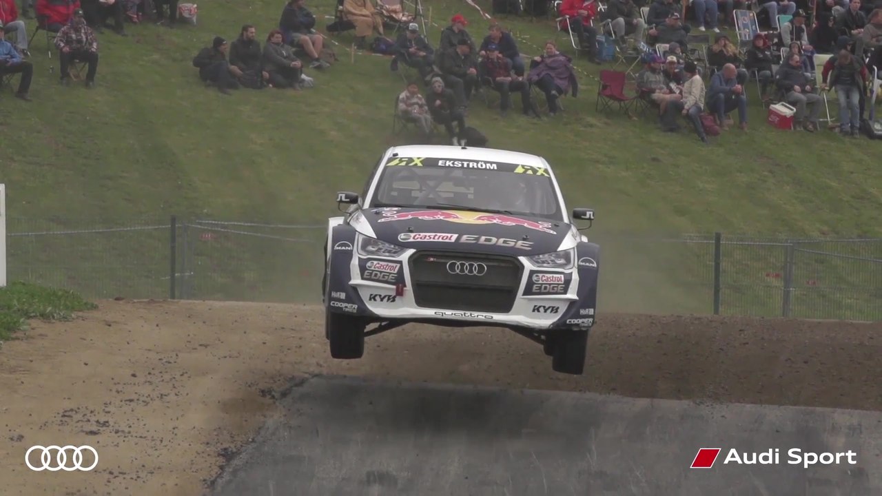 Mutprobe für Audi-Piloten bei Rallycross in Belgien