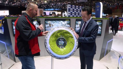 Genf 2018 - Weltpremiere des Goodyear Oxygene - dem Reifen mit Moos