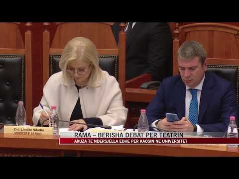 Rama - Berisha debat për teatrin - News, Lajme - Vizion Plus