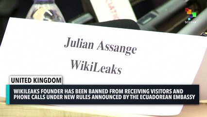 Tải video: Julian Assange Hit By New Communications Ban in Ecuador Embassy