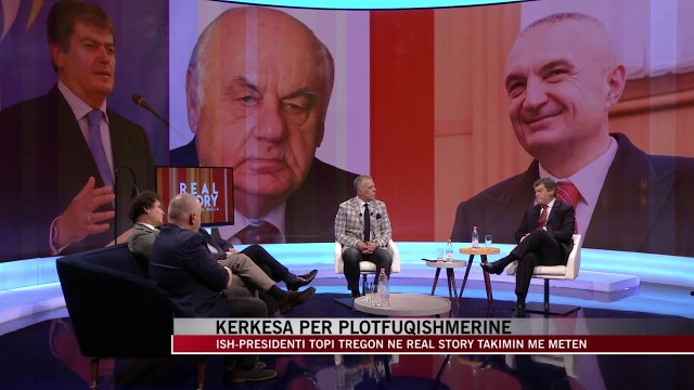 Ish-presidenti Topi tregon në Real Story takimin me Metën - News, Lajme - Vizion Plus