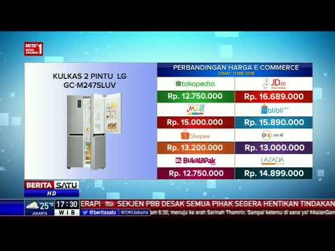 Perbandingan Harga E-Commerce: Kulkas 2 Pintu LG