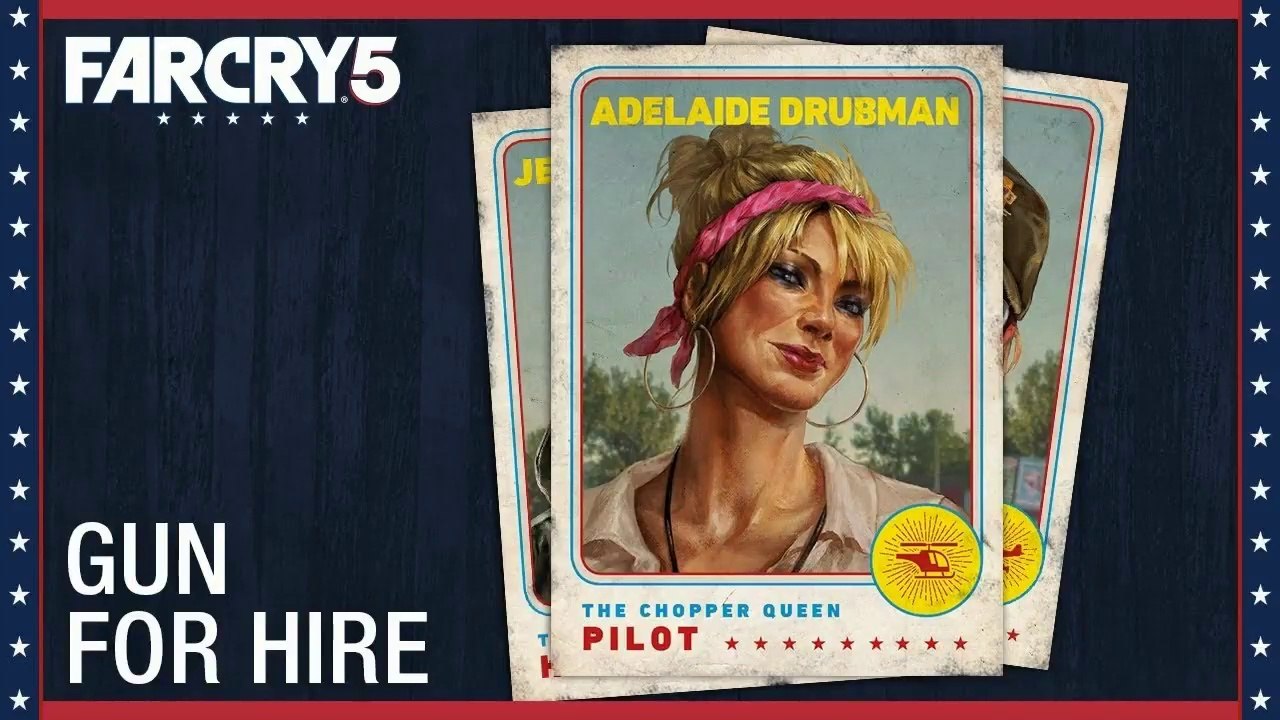 FARCRY 5 character spotlight Adelaide Drubman and where to recruit her