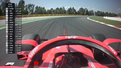 Grand Prix d'Espagne - Essais libres 2 - La sortie de route de Kimi Räikkönen