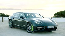 Porsche Panamera Turbo S E-Hybrid Sport Turismo in Volcano Grey Metallic Design Hybrid Trackdays