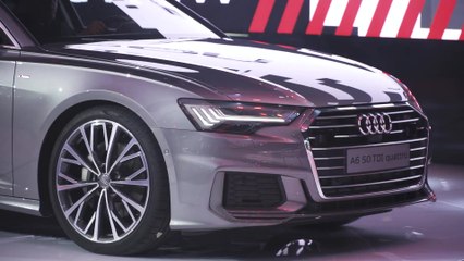 Audi A6 - the new business sedan presented at Gims Swiss
