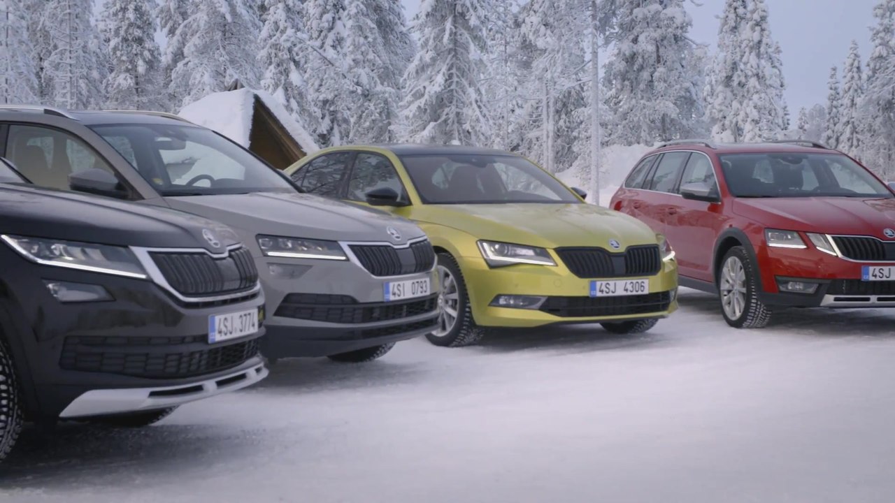 Skoda 4x4 Model Range Winter Experience