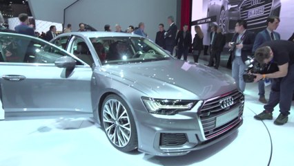 Audi booth at the Geneva Motor Show 2018