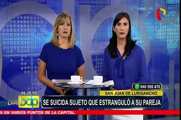 San Juan de Lurigancho: peritos confirman que feminicida se quitó la vida ahorcándose