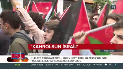 "Kahrolsun İsrail"