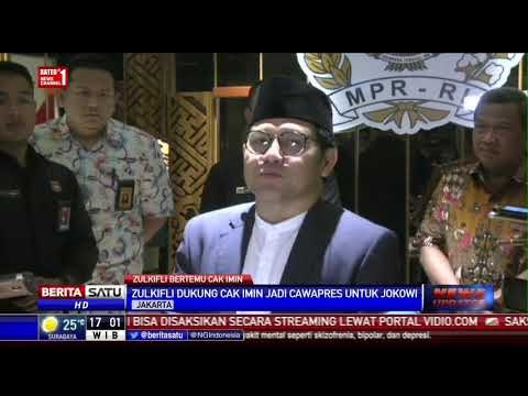 Zulkifli Dukung Cak Imin Jadi Cawapres Jokowi