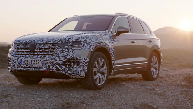 The all-new VW Touareg COVERT DRIVE SPAIN Design in Gold