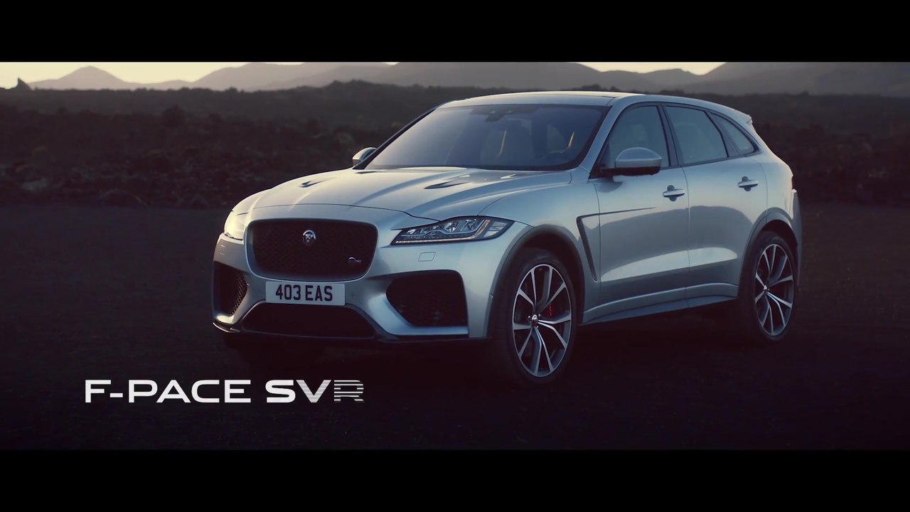The Jaguar F-Pace SVR Teaser
