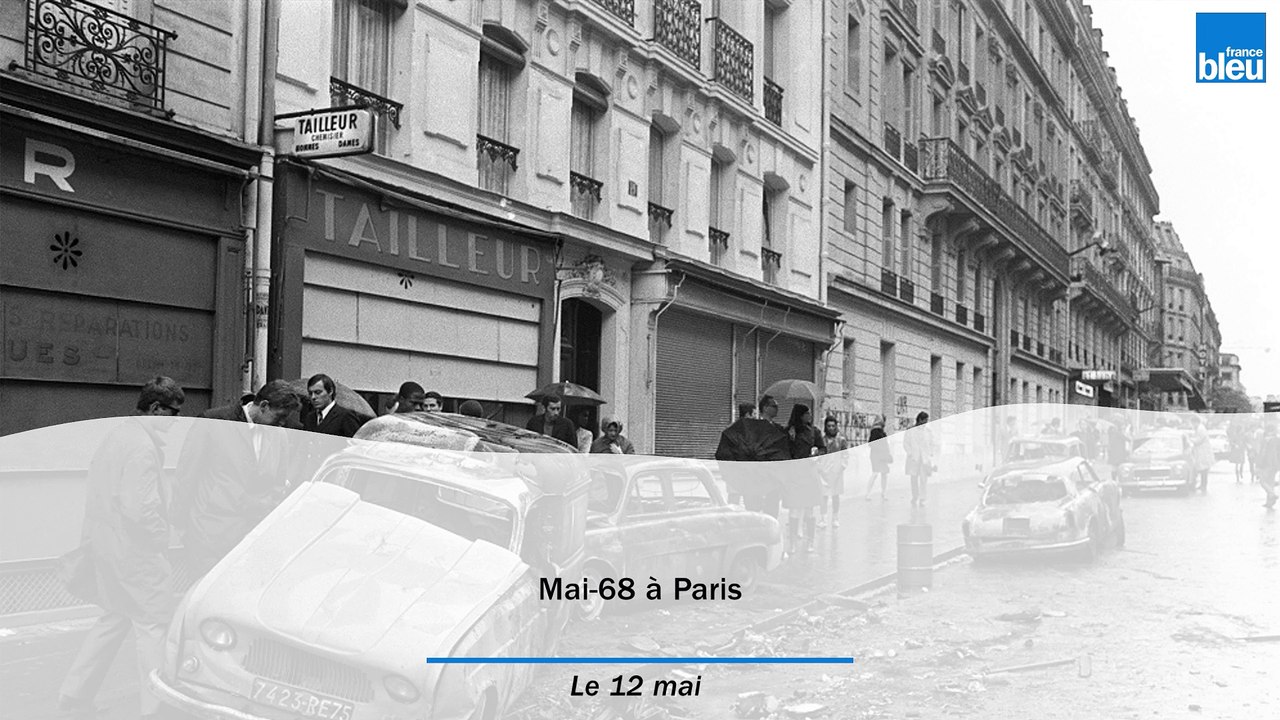 Mai-68 à Paris : le 12 mai