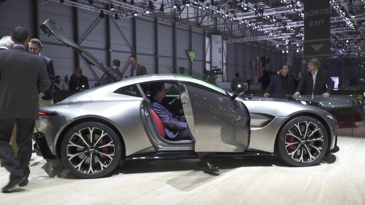 The new Aston Martin Vantage presented at the 2018 Geneva Motor Show