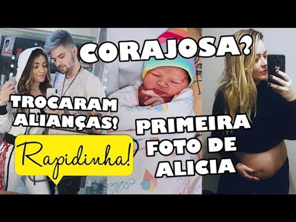 NASCEU! TACI ALCOLEA POSTA FOTO DE ALICIA; CORAJOSA? ISABELA FREITAS REVELA QUE FARÁ CESÁREA