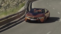 The new BMW i8 Roadster E-Copper Driving Video