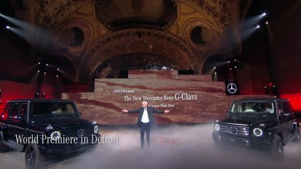 News Scoop World premiere in Detroit Mercedes-Benz G-Class