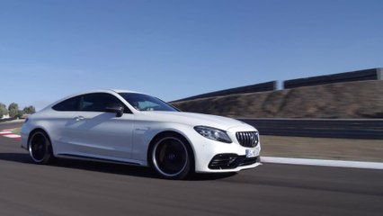 Mercedes-AMG C 63 S Coupe - Driving on the Racetrack