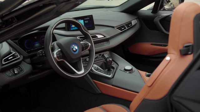 The new BMW i8 Roadster Donington Grey Interior Design