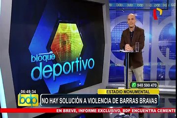 Ate: proponen reestructurar sanciones para vándalos de las barras bravas