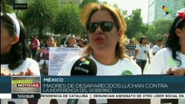 teleSUR noticias. México: madres reclaman justicia por desaparecidos