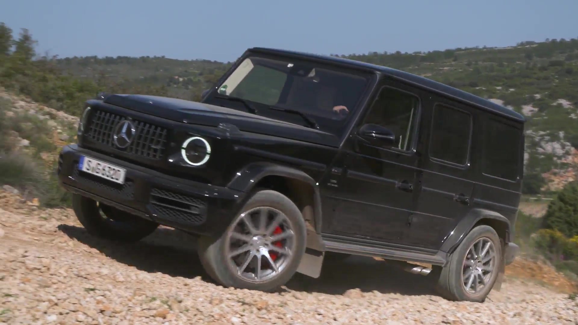 Mercedes Amg G 63 In Obsidian Black Metallic Off Road Driving